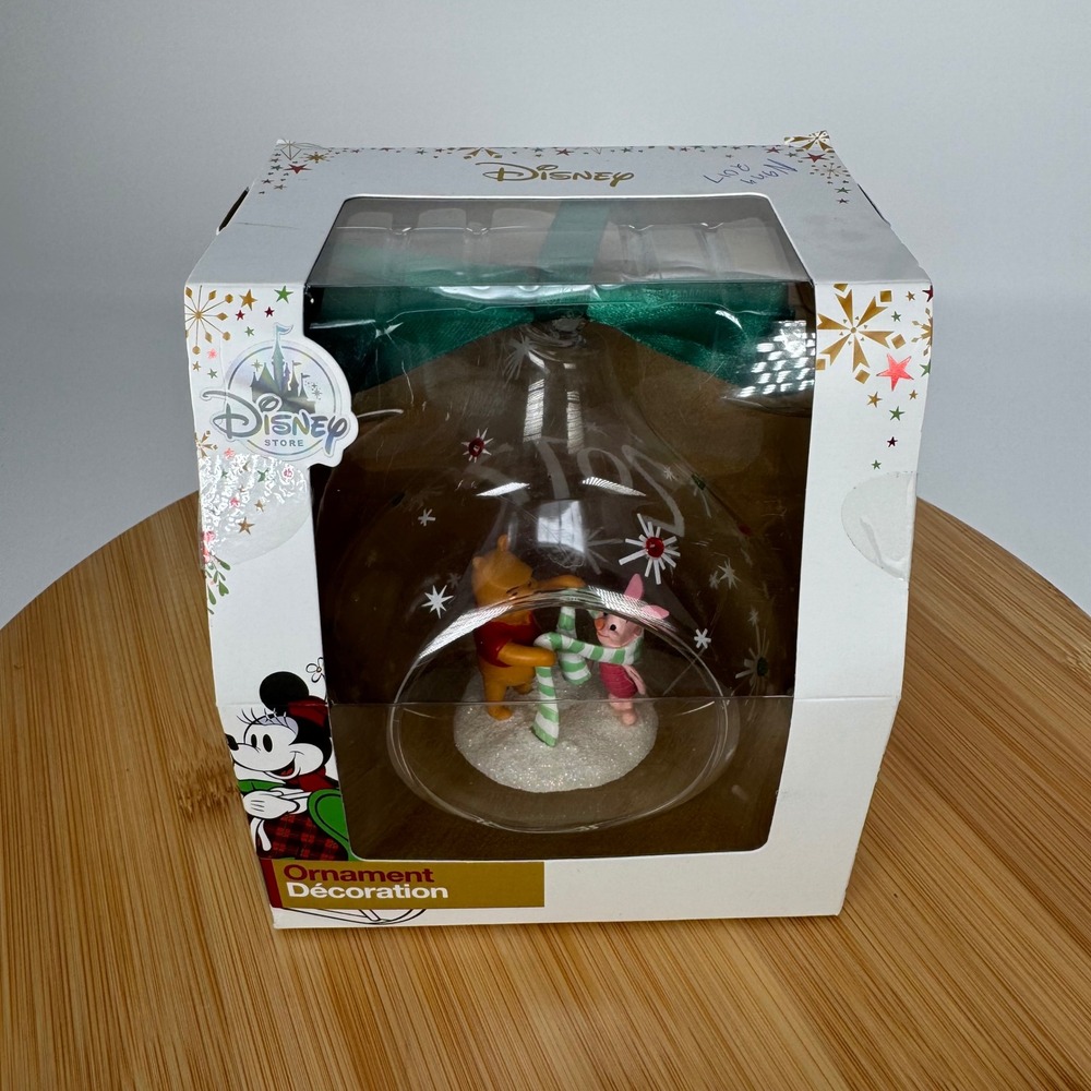 Disney Store Winnie‎ the Pooh Piglet 2017 Christmas Ornament Decoration New